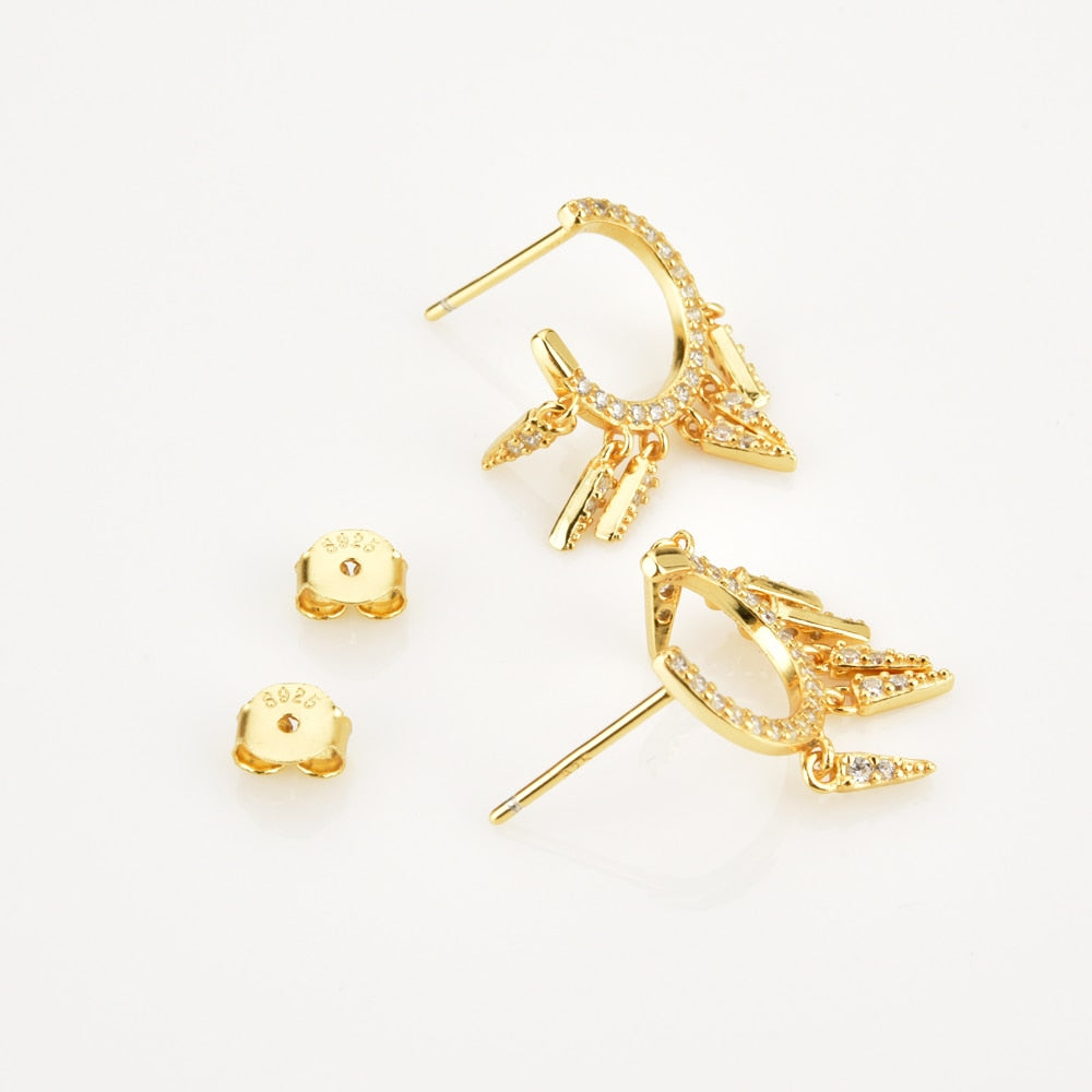 Carla Gold Earrings 