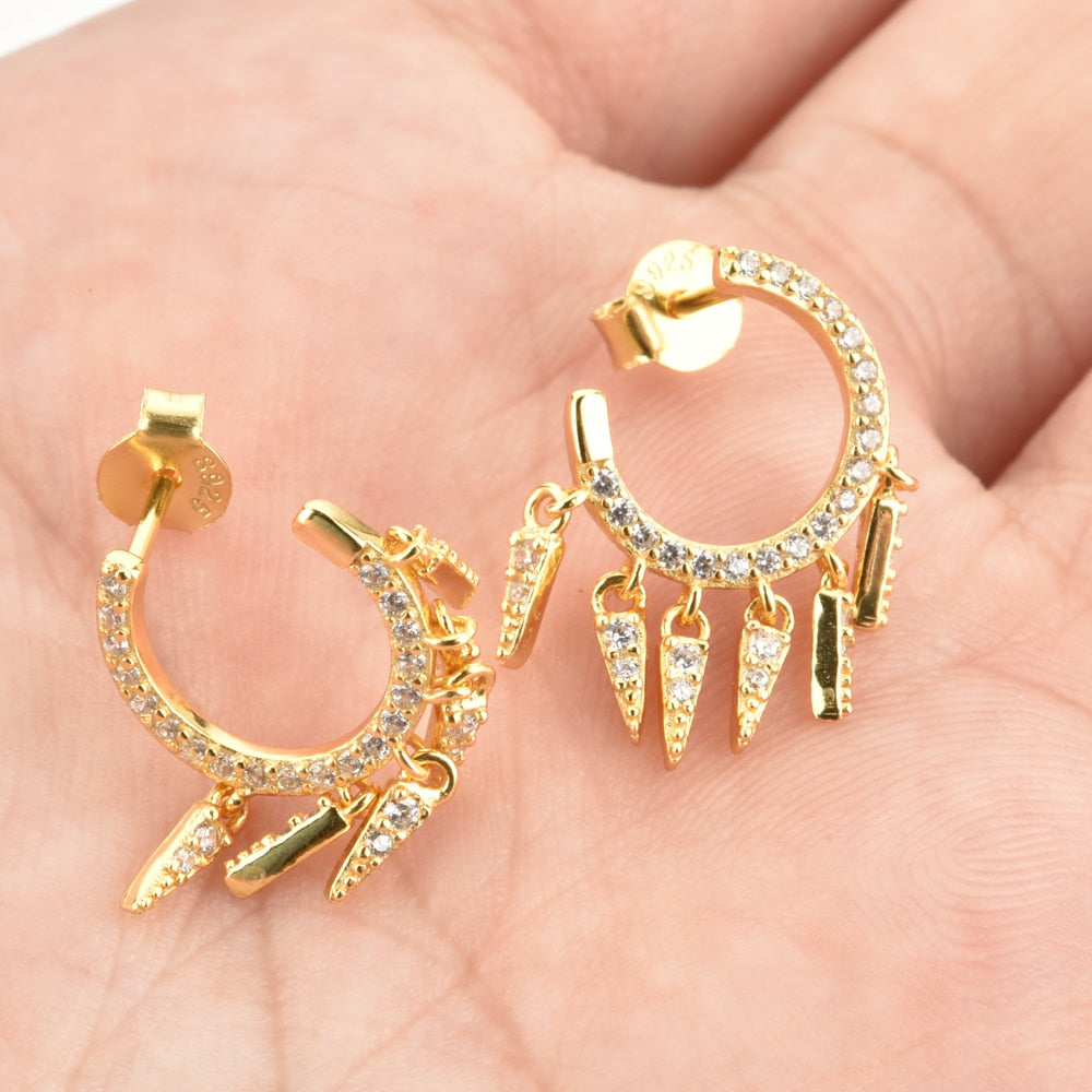 Carla Gold Earrings 