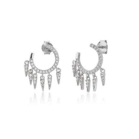 Carla silver earrings 