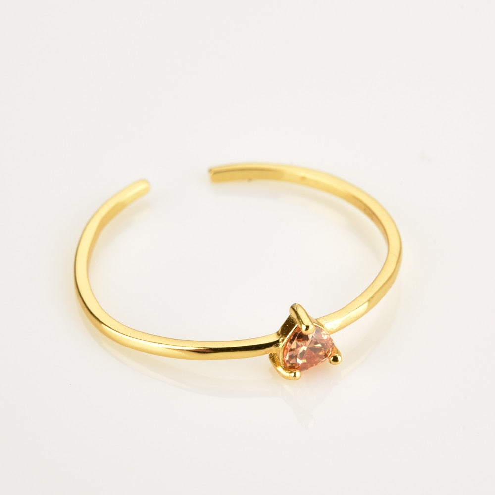 Heart Champagne Ring 