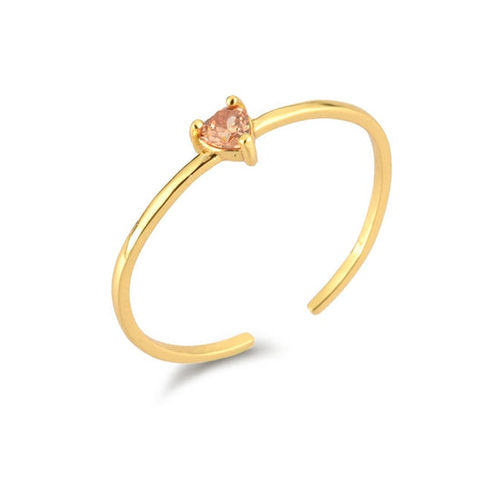 Heart Champagne Ring 