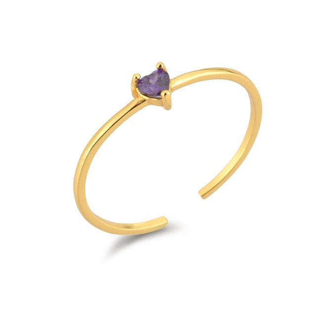 Heart Lilac Ring 