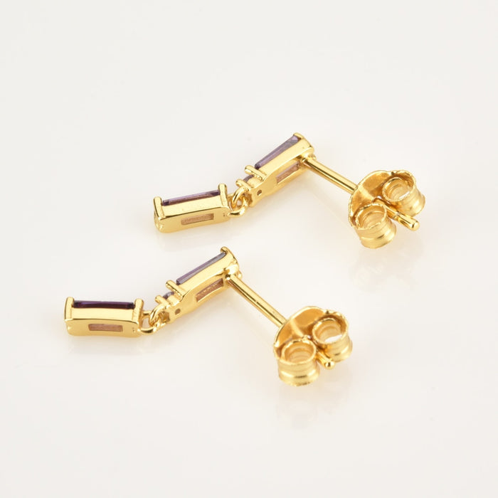 Vinni Lilac Gold Earrings 