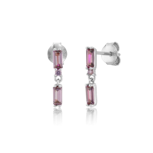 Pendientes Vinni Lila Plata