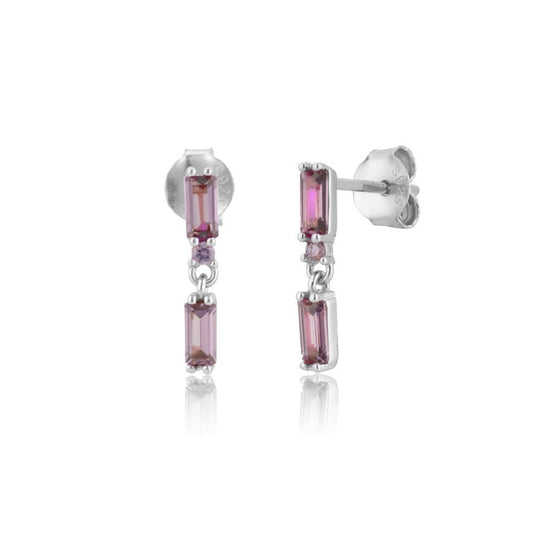 Vinni Lilac Silver Earrings 