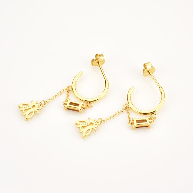 Gold Egyptian Earrings 
