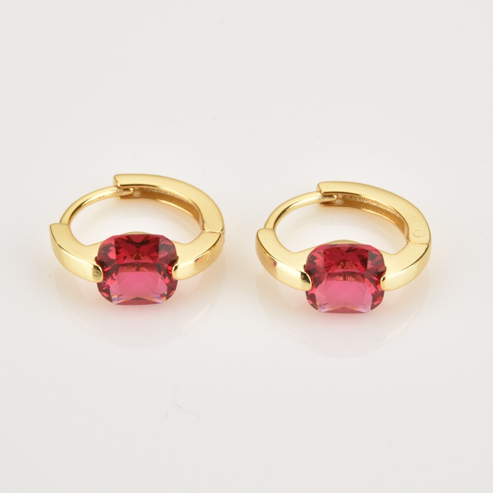 Meg Red Gold Earrings 