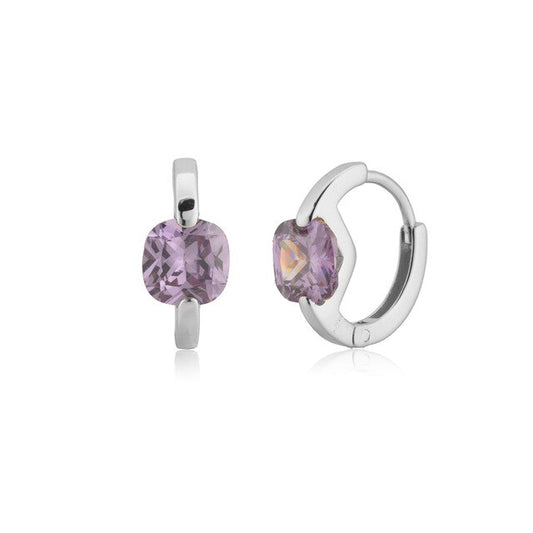 Silver Lilac Meg Earrings 
