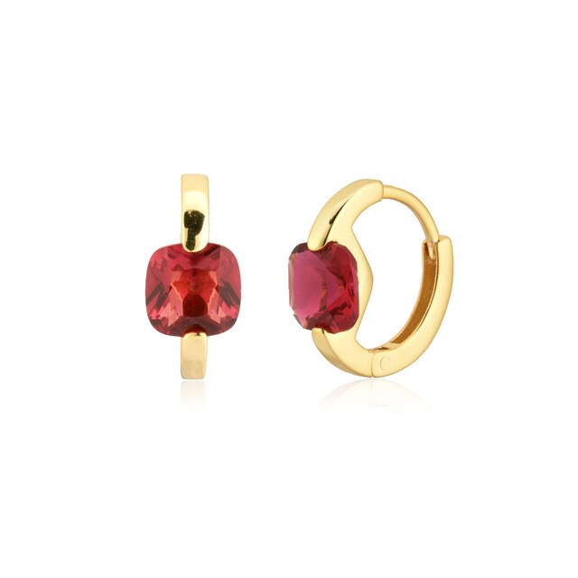 Meg Red Gold Earrings 