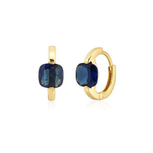 Meg Blue Gold Earrings 