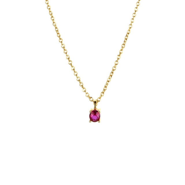 Pink Dot Necklace 