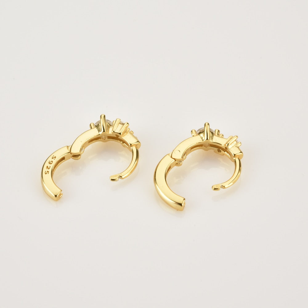 Mini Alia Gold Hoops 