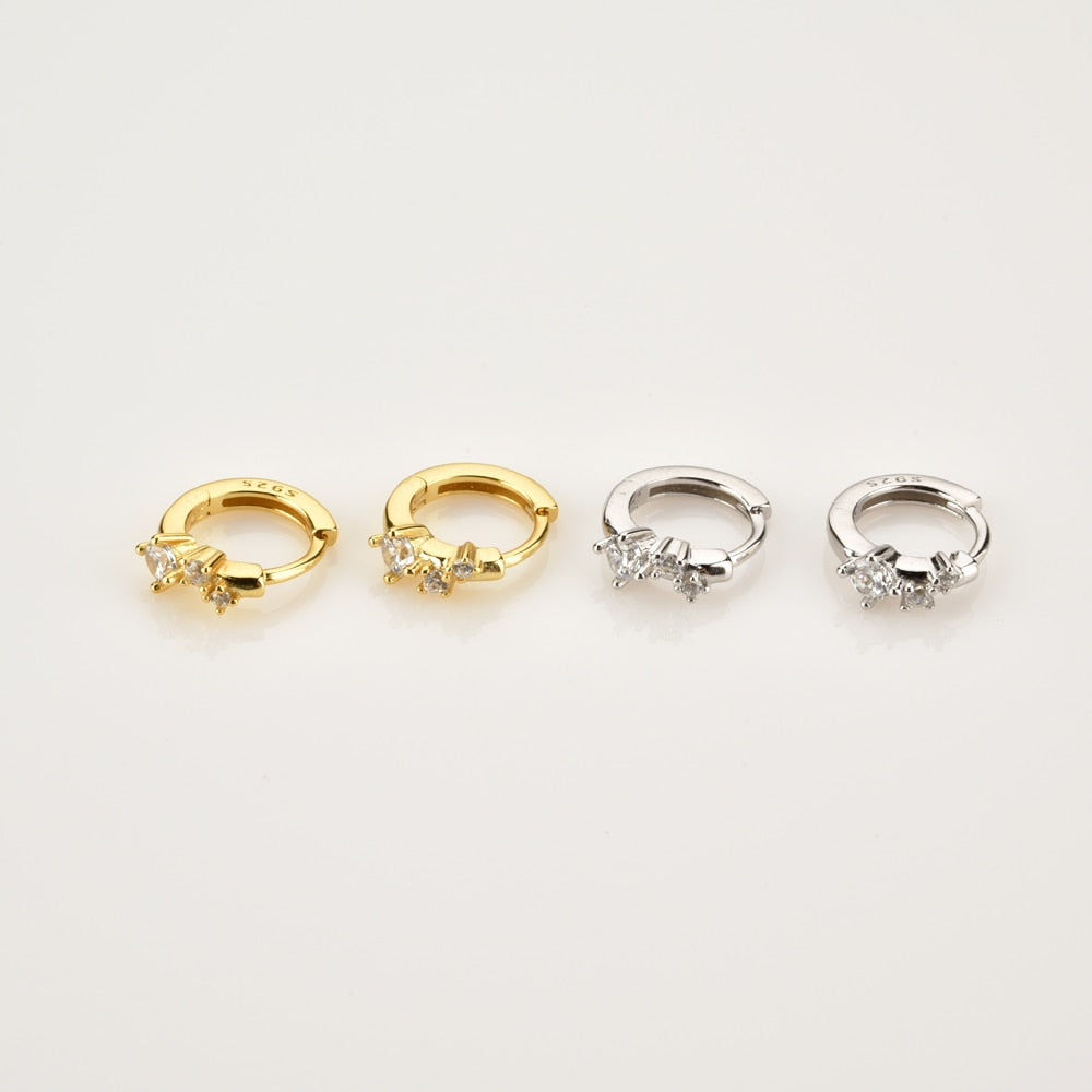 Mini Alia Gold Hoops 