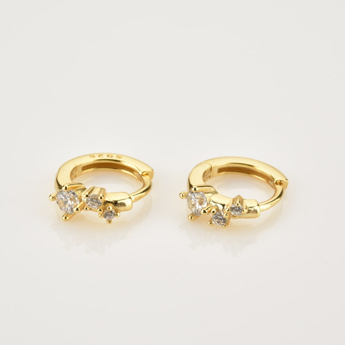 Mini Alia Gold Hoops 