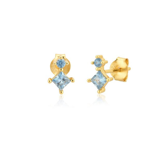 Blue Trix earrings 