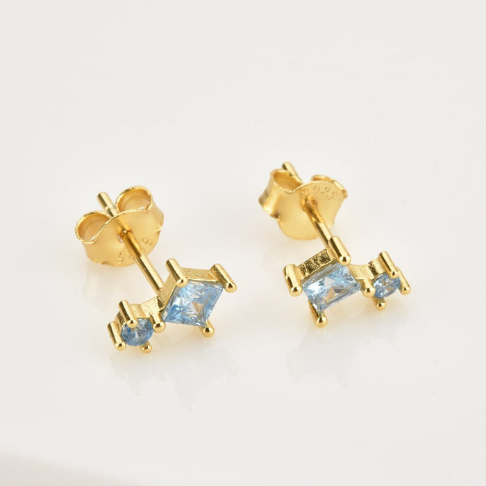 Blue Trix earrings 
