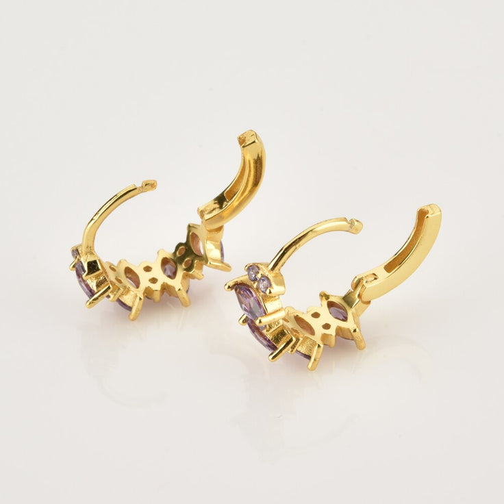 Irina White Gold Earrings 
