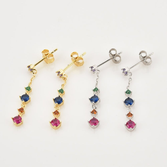 Gold Farben Earrings 