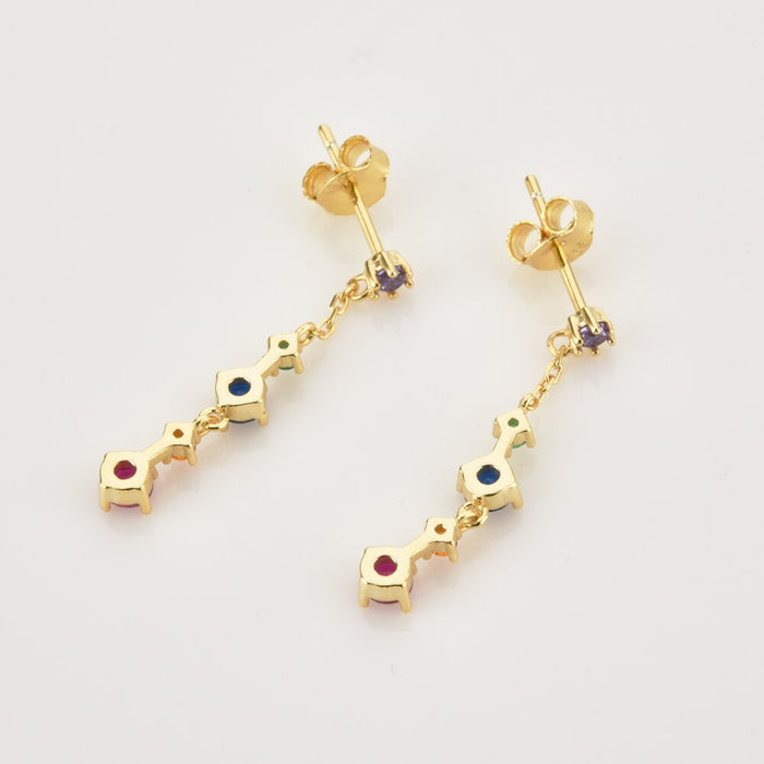 Gold Farben Earrings 