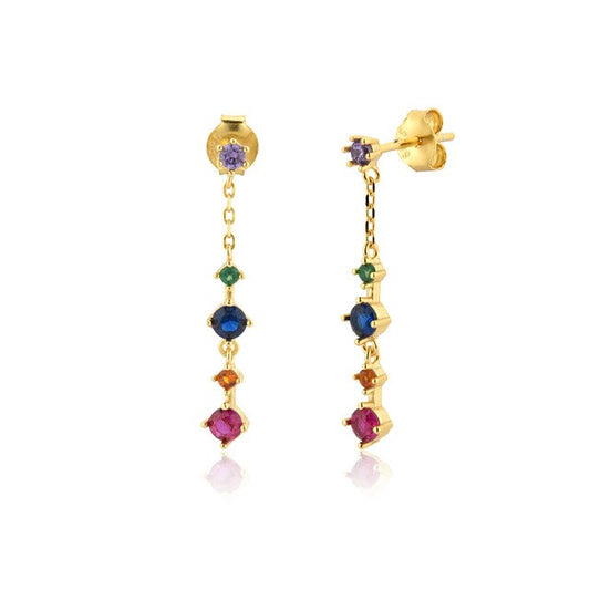 Gold Farben Earrings 