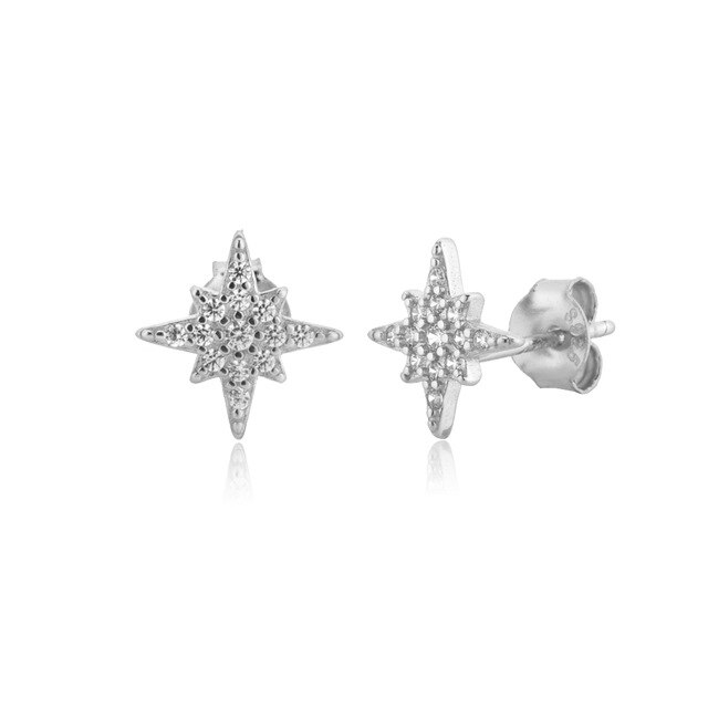 Pendientes Mystic Plata