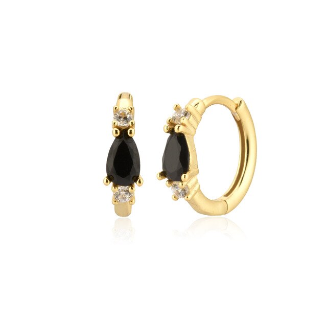 Orecchini Black Denia Oro