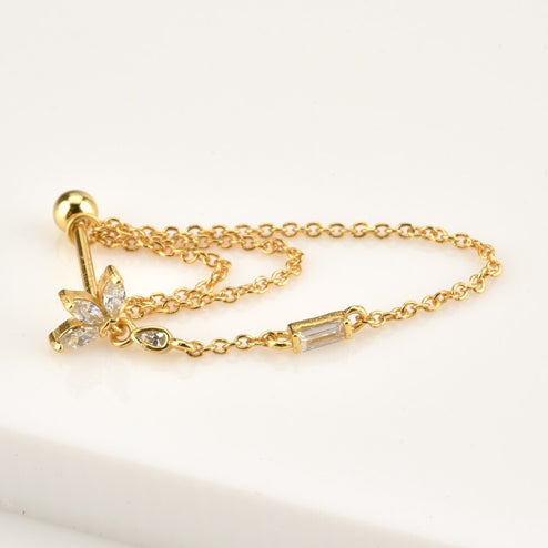 Pendientes Jasmine Oro