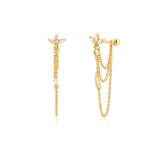Gold Jasmine Earrings