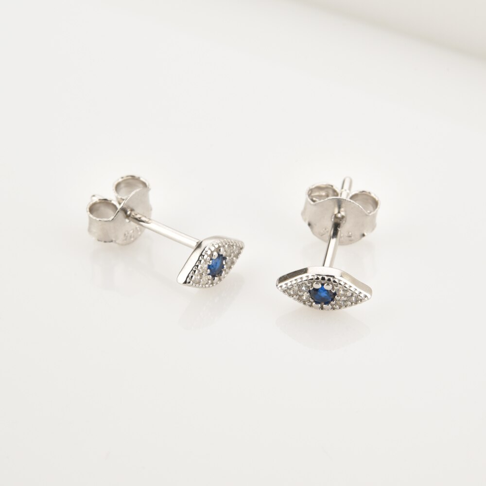 Pendientes Blue Eyesclum Plata