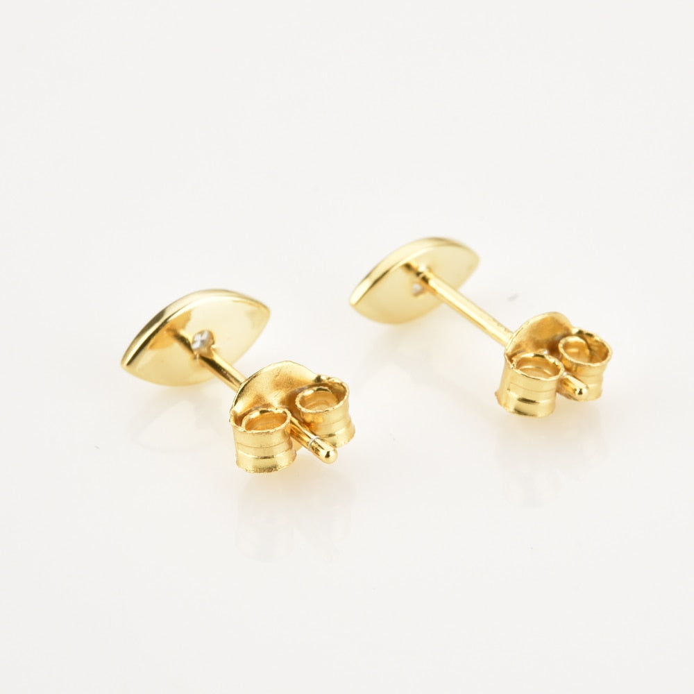 Gold Eyesclum Earrings 