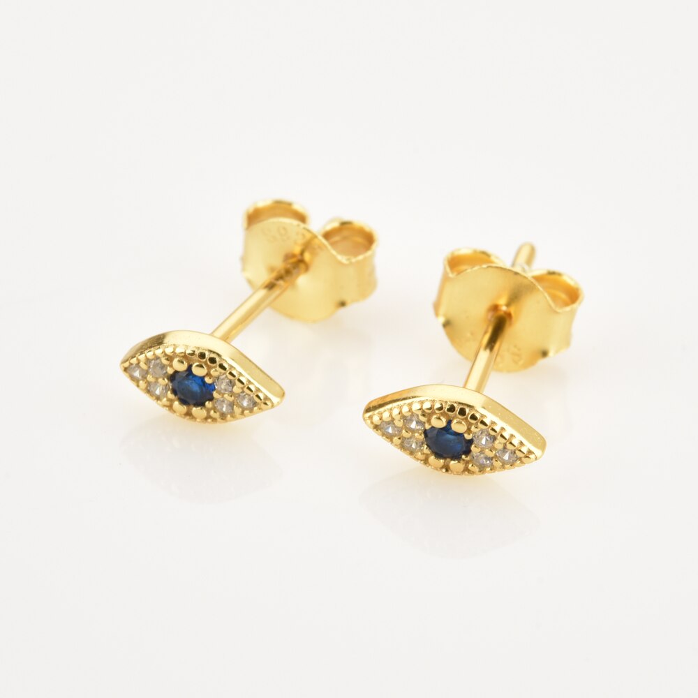 Pendientes Blue Eyesclum Oro