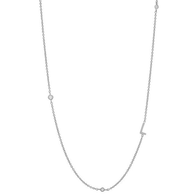 Collar Basic Inicial Plata