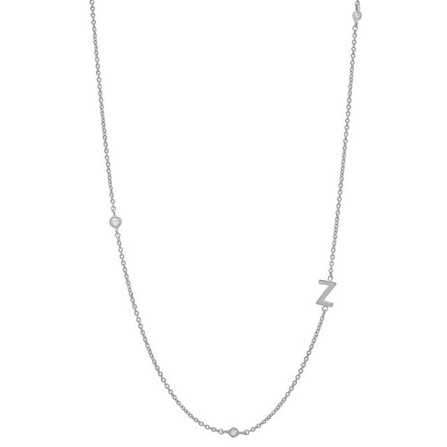 Collar Basic Inicial Plata