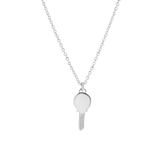 Silver Key Necklace 