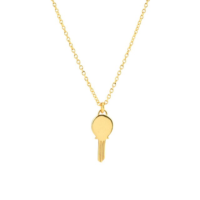 Gold Key Necklace 