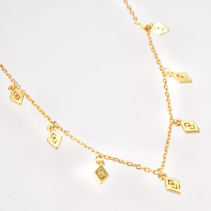 Choker Rombos Plata