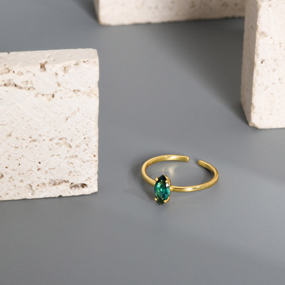 Deyn Green Gold Ring 