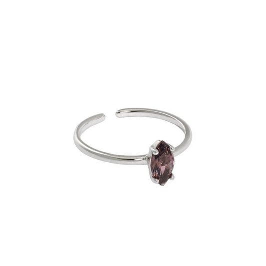 Anillo Deyn Wine Plata