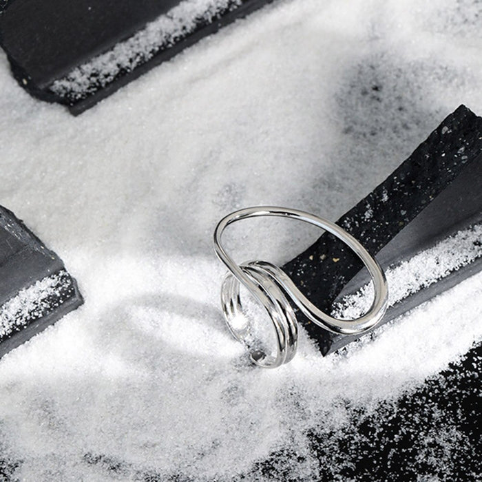 Anillo Sculpture Plata
