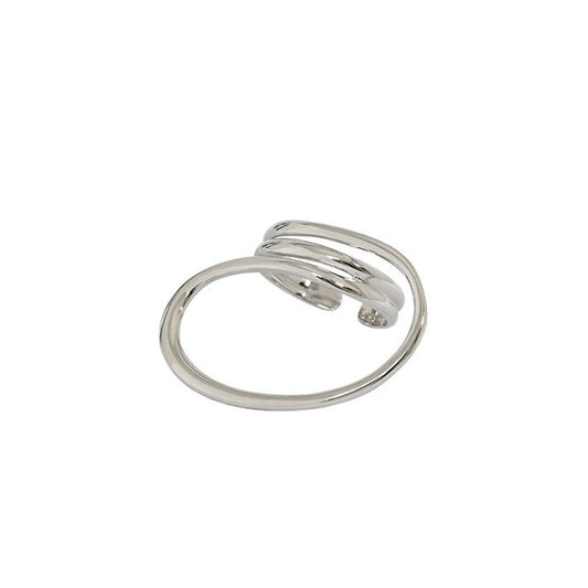 Silver Sculpture Ring 