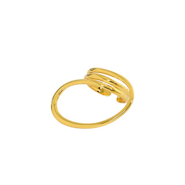 Gold Sculpture Ring 