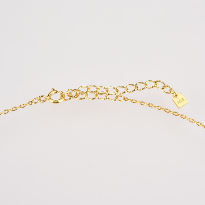 White Rune Gold Necklace 
