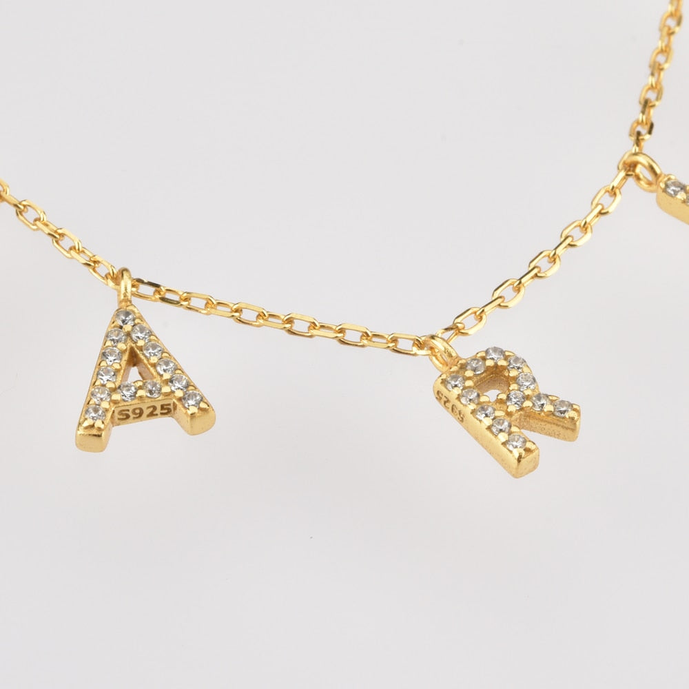 Gold Personalized Shiny Necklace 