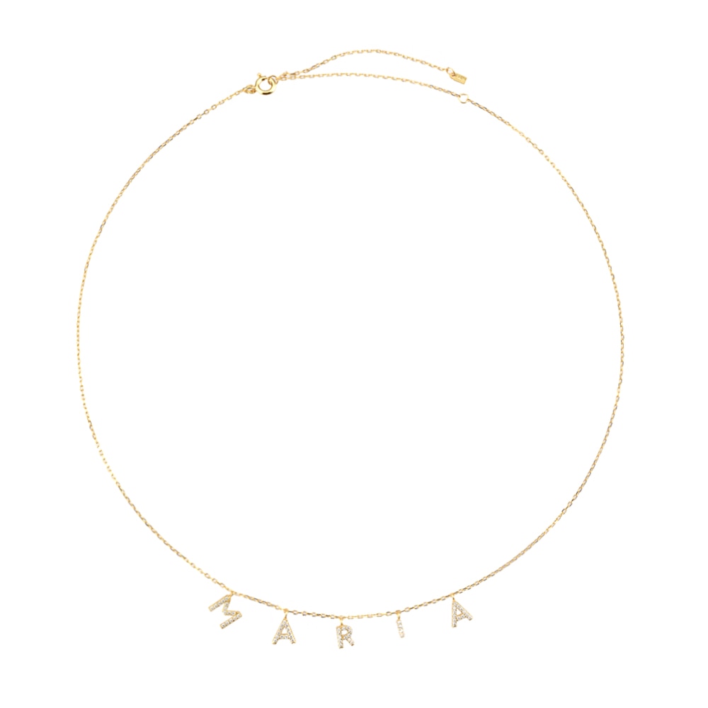 Gold Personalized Shiny Necklace 