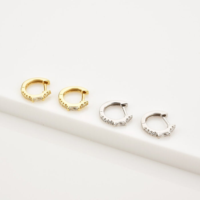 Silver Hica Hoops 