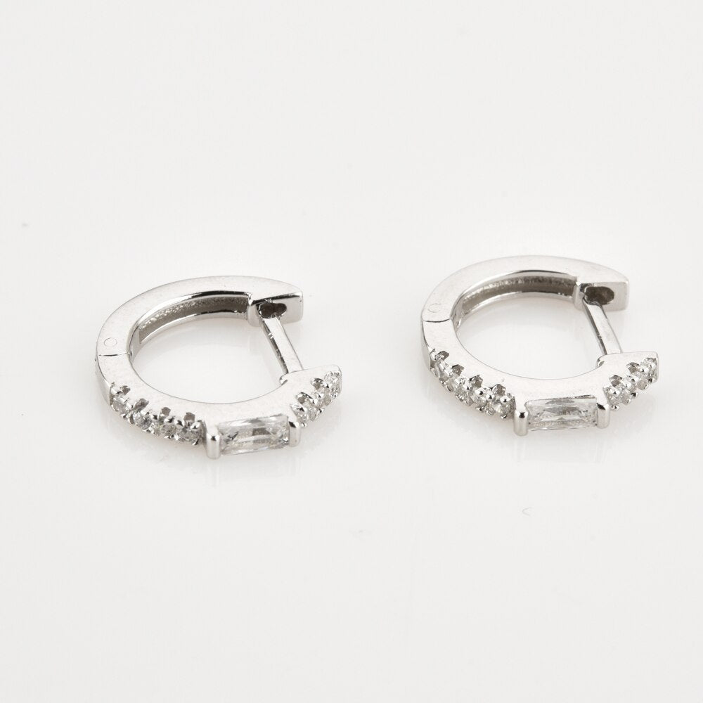 Silver Hica Hoops 