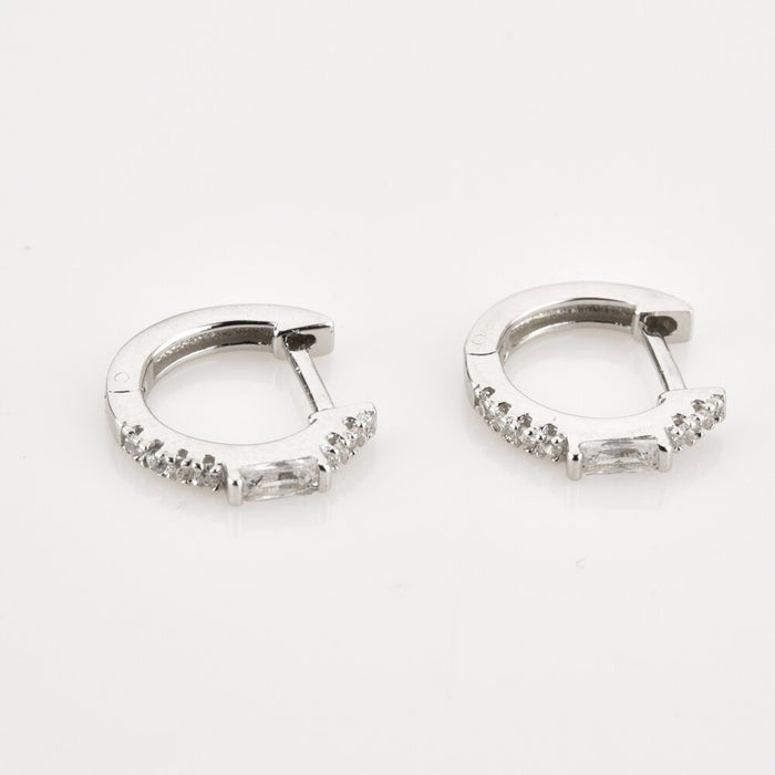 Silver Hica Hoops 