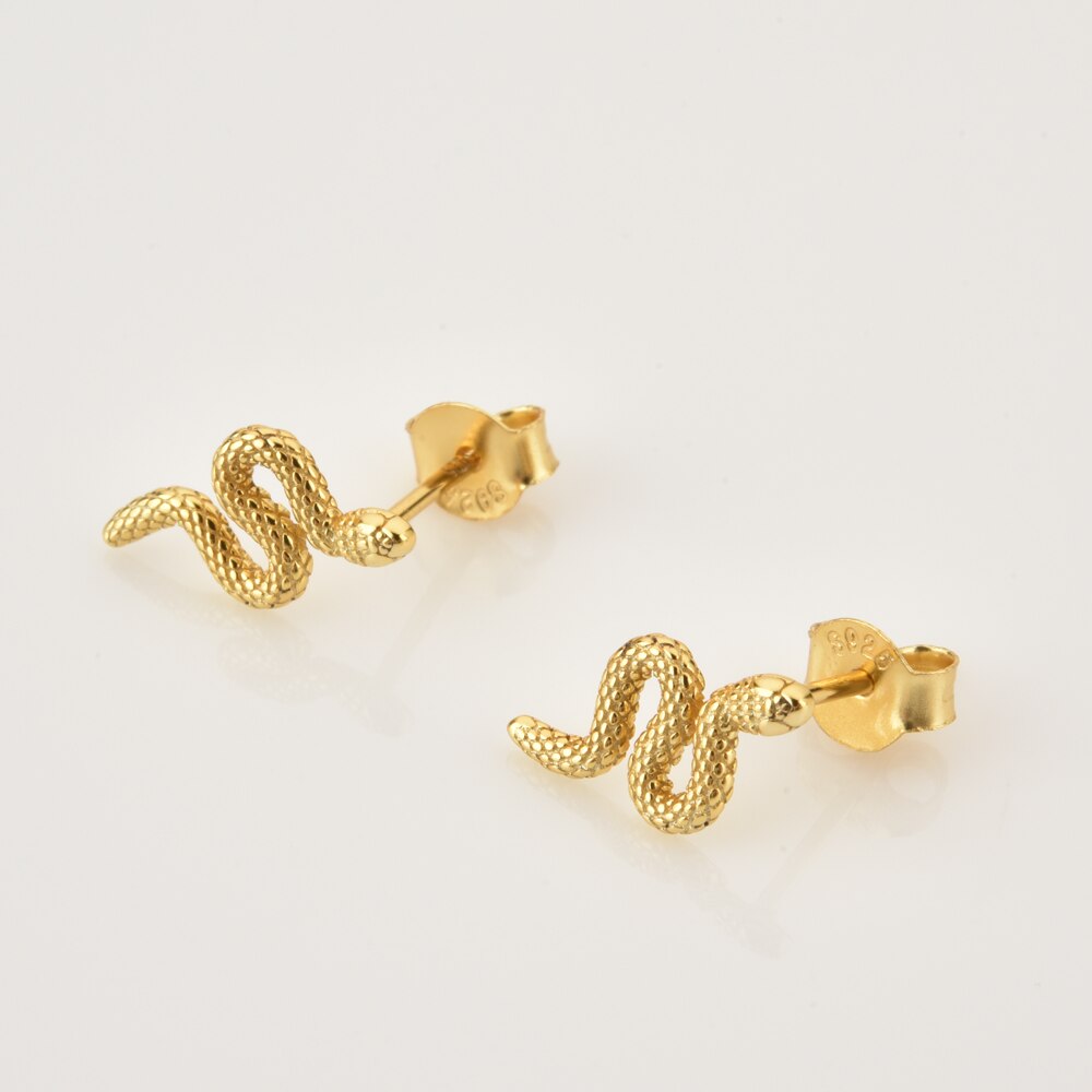 Gold Mamba Earrings 