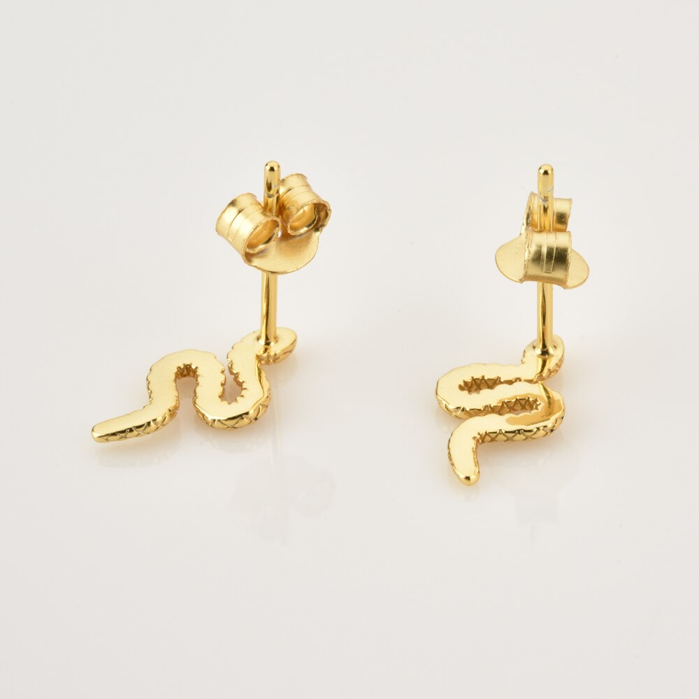 Gold Mamba Earrings 