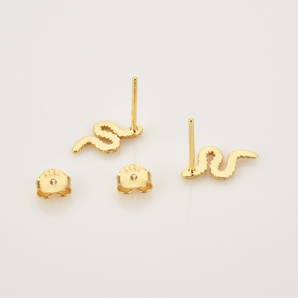 Gold Mamba Earrings 